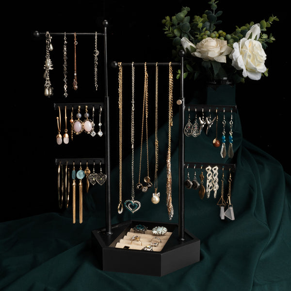 6-Tier Adjustable Jewelry Holder