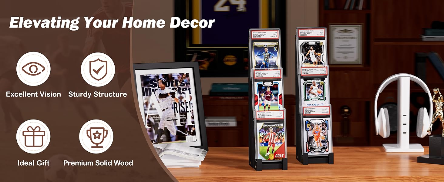 trading card display stand