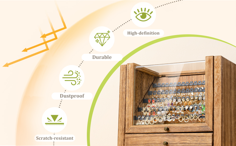 jewelry box organizer jewelry boxes for women earring holder organizer for girl