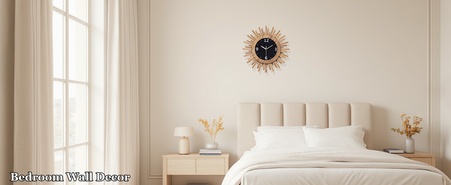 bedroom wall clock