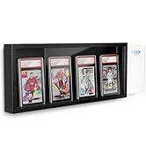 Emfogo Card Display Case, Trading Card Display Frame Wall Mount