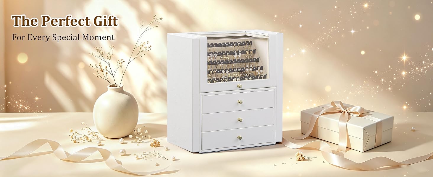 Srillollar Jewelry Organizer Box for Women