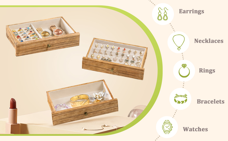 jewelry box organizer jewelry boxes for women earring holder organizer for girl