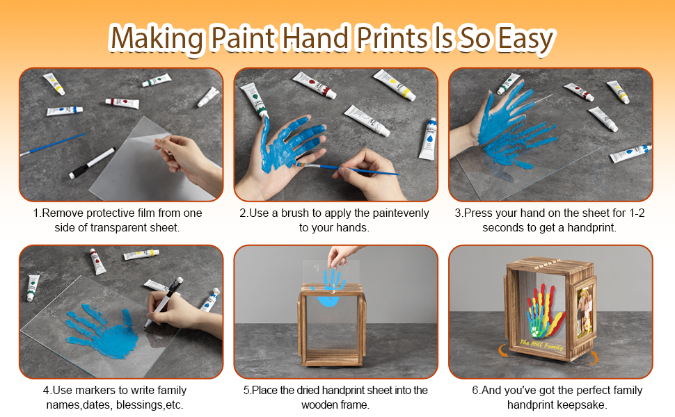 family handprint kit for 5