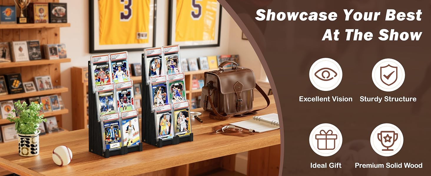 sports card display