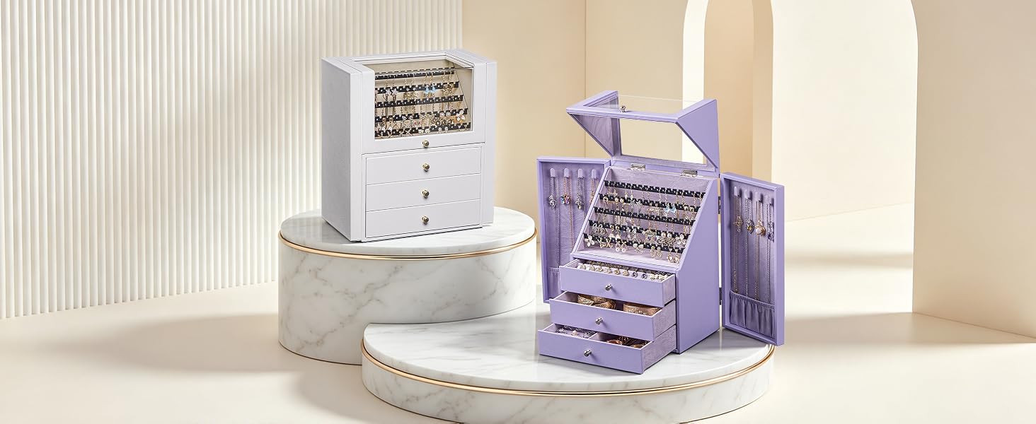 Srillollar Jewelry Organizer Box for Women