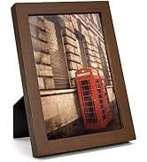 Emfogo 5x7 Picture Frame, Rustic Picture Frames 5x7 with Real Glass