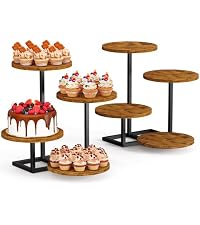 Various cupcake stands