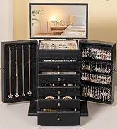Emfogo Wooden Jewelry Box for Women