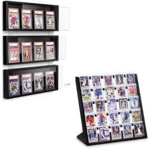 Rustic Trading Card Display Frame & Stand Bundle