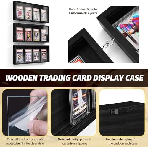 Rustic Trading Card Display Frame & Stand Bundle - Image 7