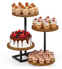 Various cupcake stands