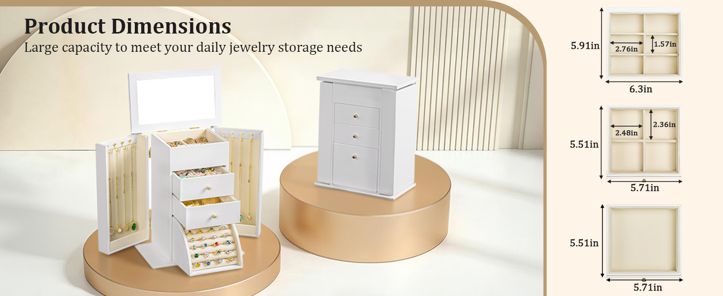 white jewelry box
