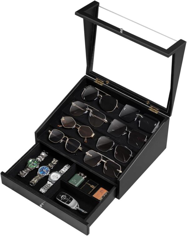 Jewelry Box & Eyewear Storage Case Set