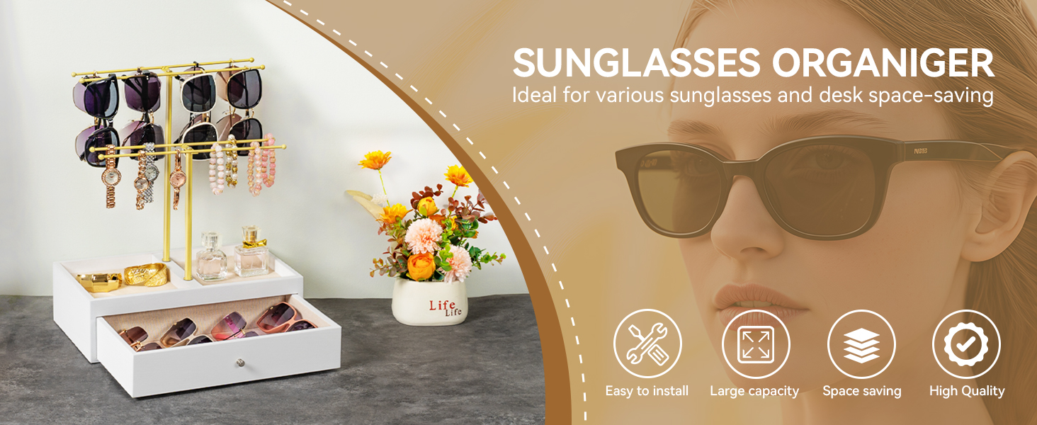 sunglass organizer