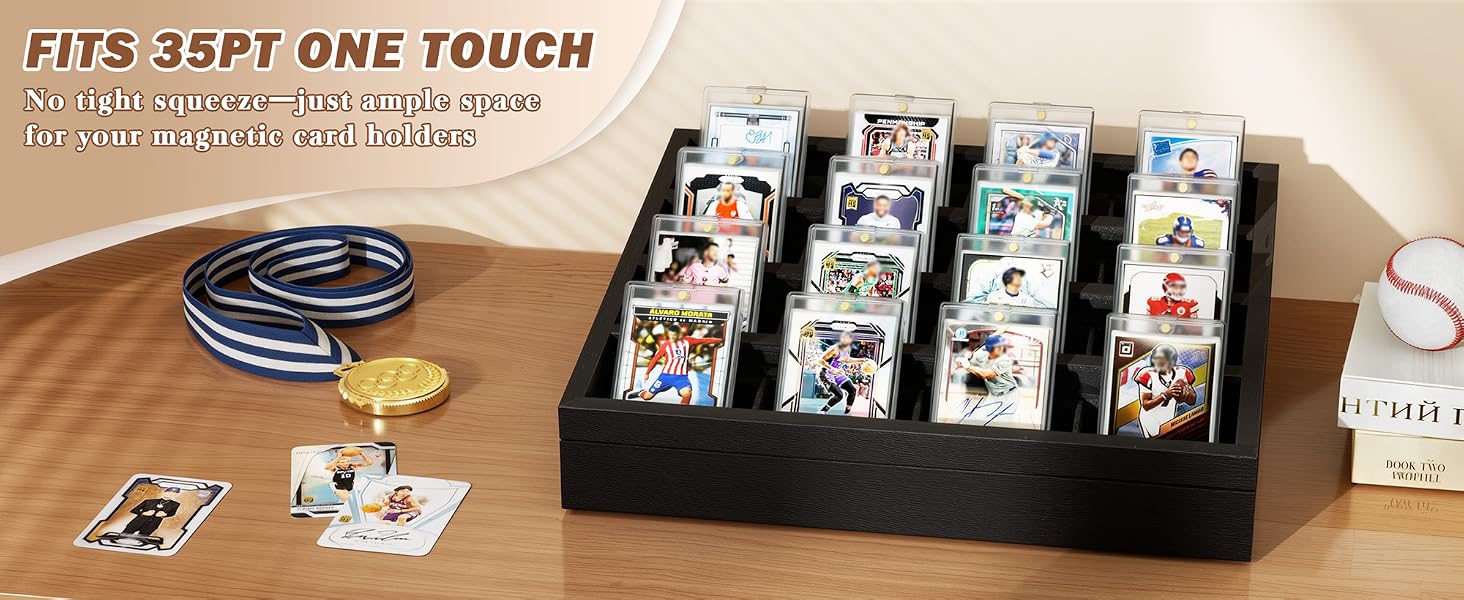 trading card sorting tray
