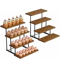Various cupcake stands