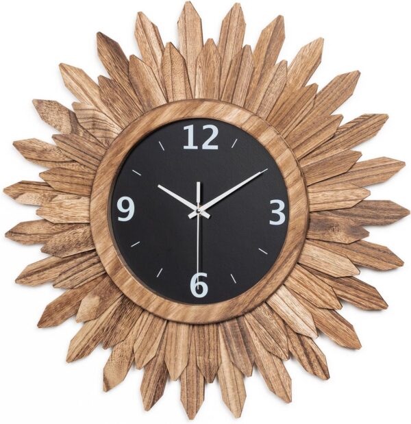 12 & 21 Inch Boho Wall Clocks Combo