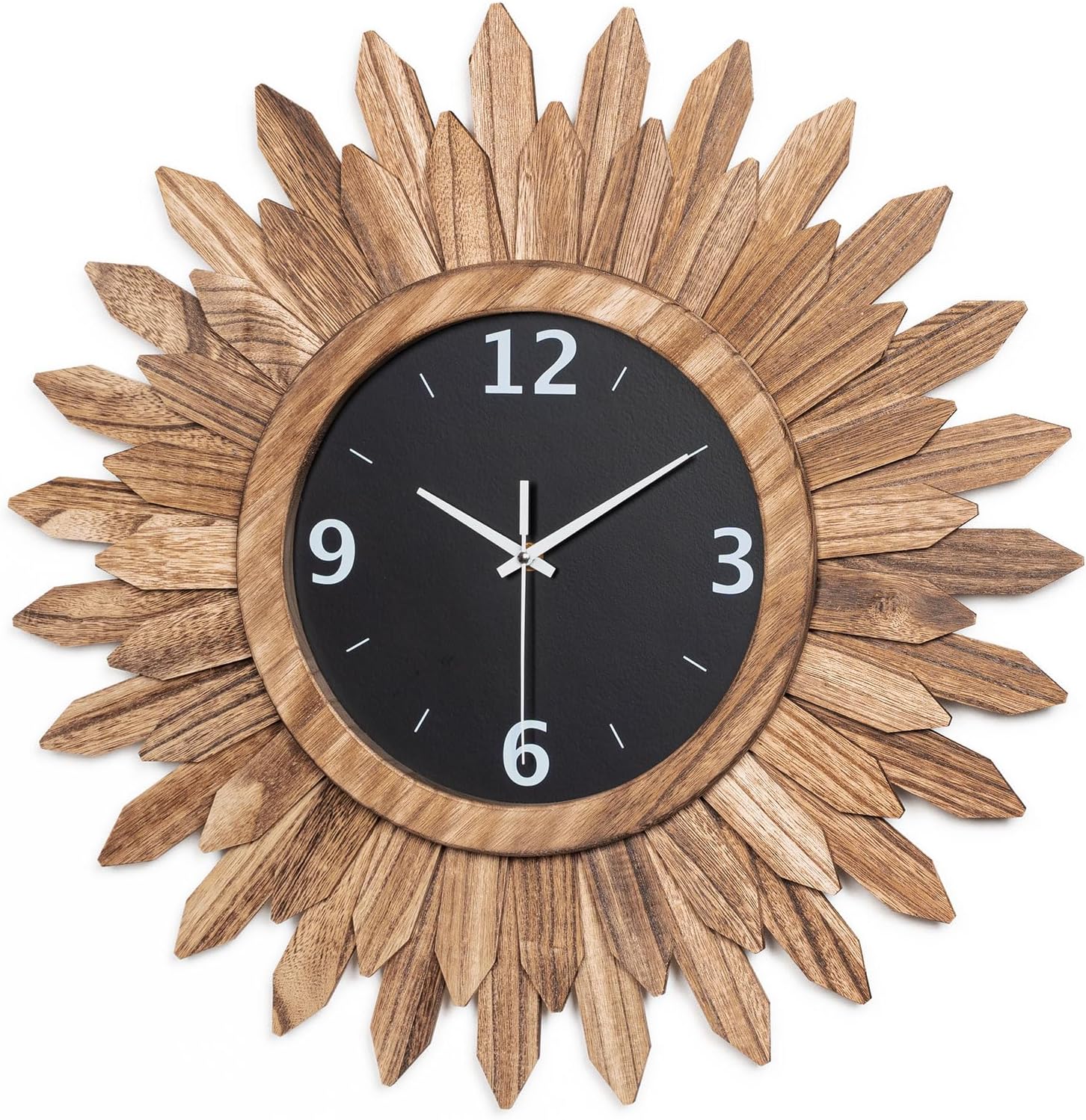 12 & 21 Inch Boho Wall Clocks Combo