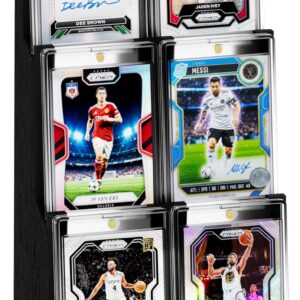 3-Tier Wooden Graded Card Display Stand 2-Pack