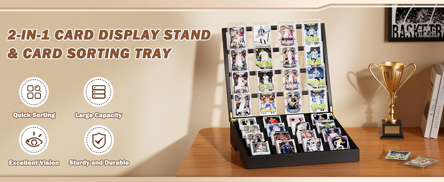 card sorting tray