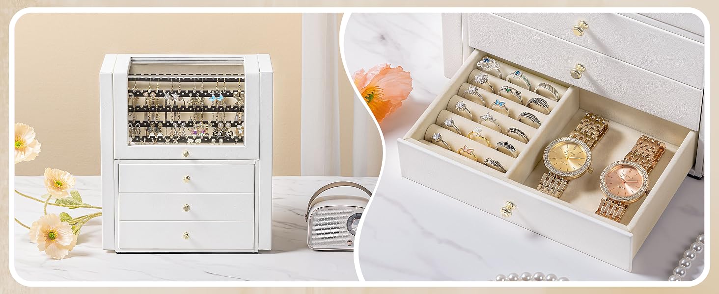 Srillollar Jewelry Organizer Box for Women