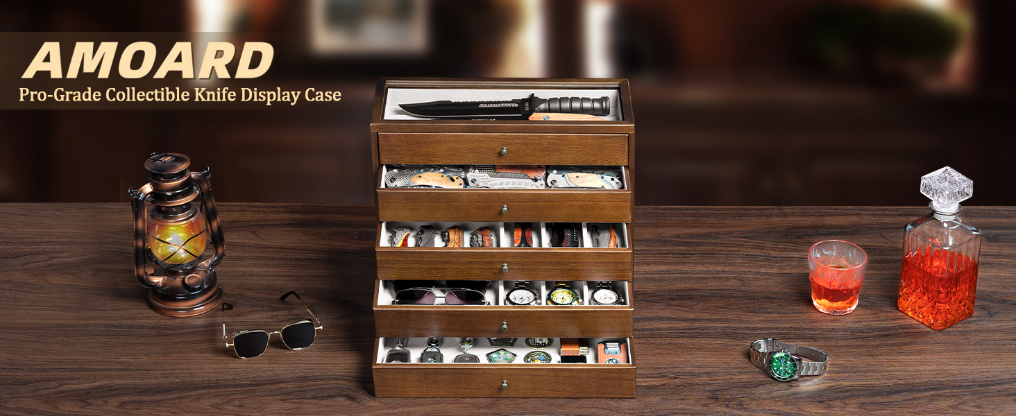 Large Knife Display Case