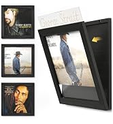 Emfogo Vinyl Record Frame, 3-Pack Album Frames for Vinyl Records Display