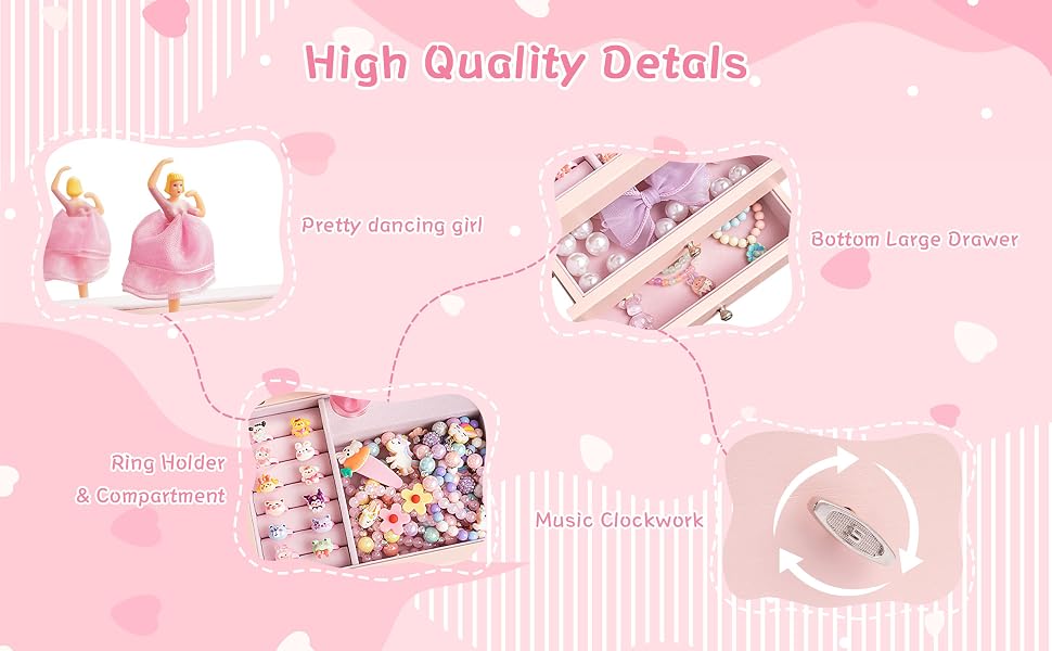 Toddler jewelry box