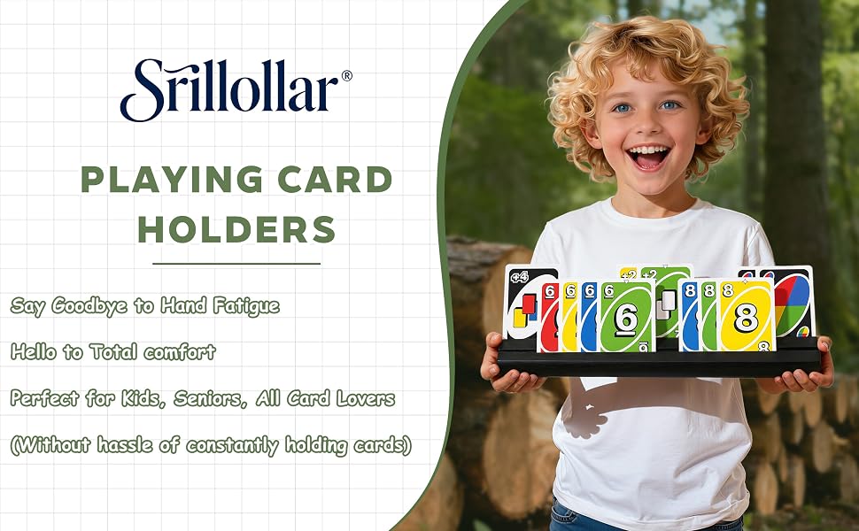Playing Card Holder for Seniors Adults