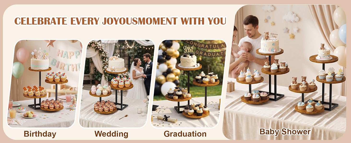 4 Tier Cupcake Stand