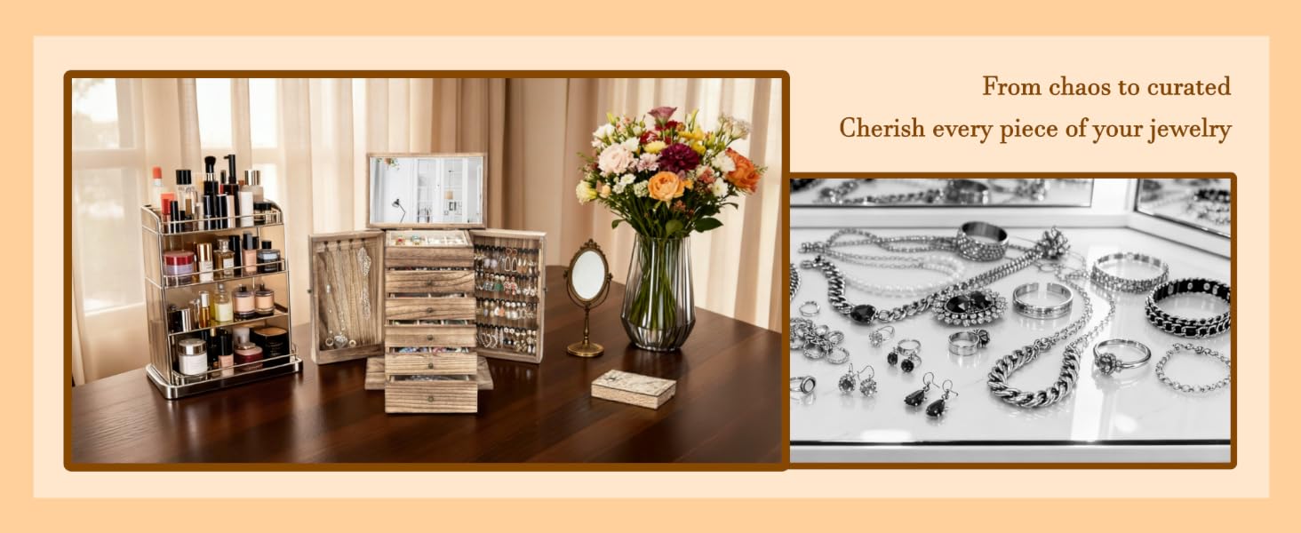 jewelry organizer wooden
