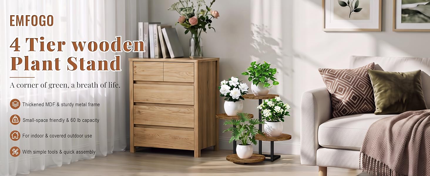 Small Plant Stand Indoor