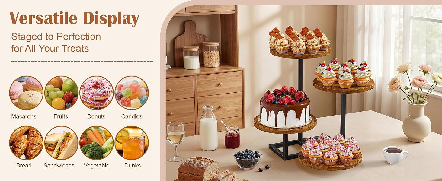 4 Tier Cupcake Stand