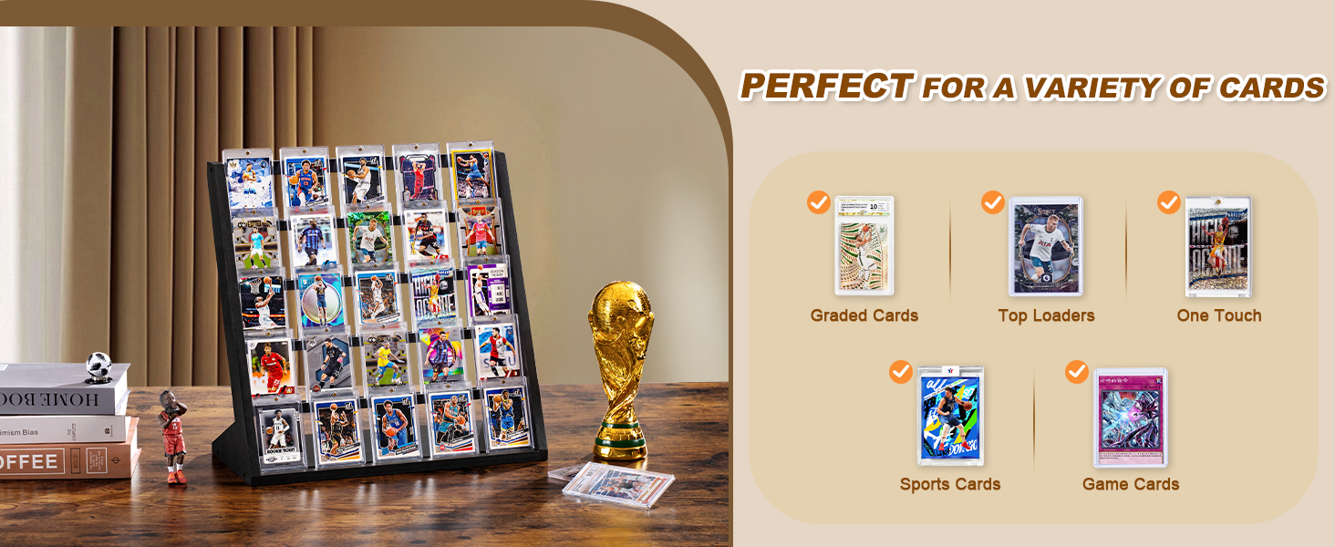 sports card display stand