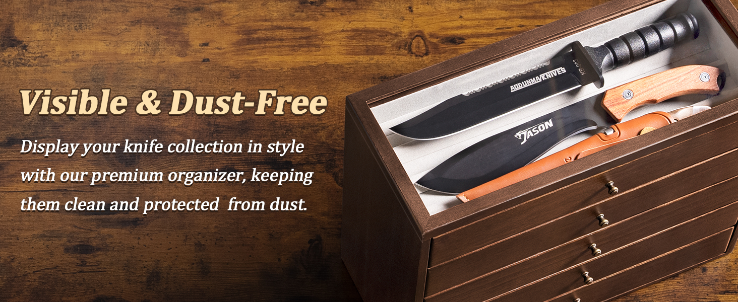 Large Knife Display Case