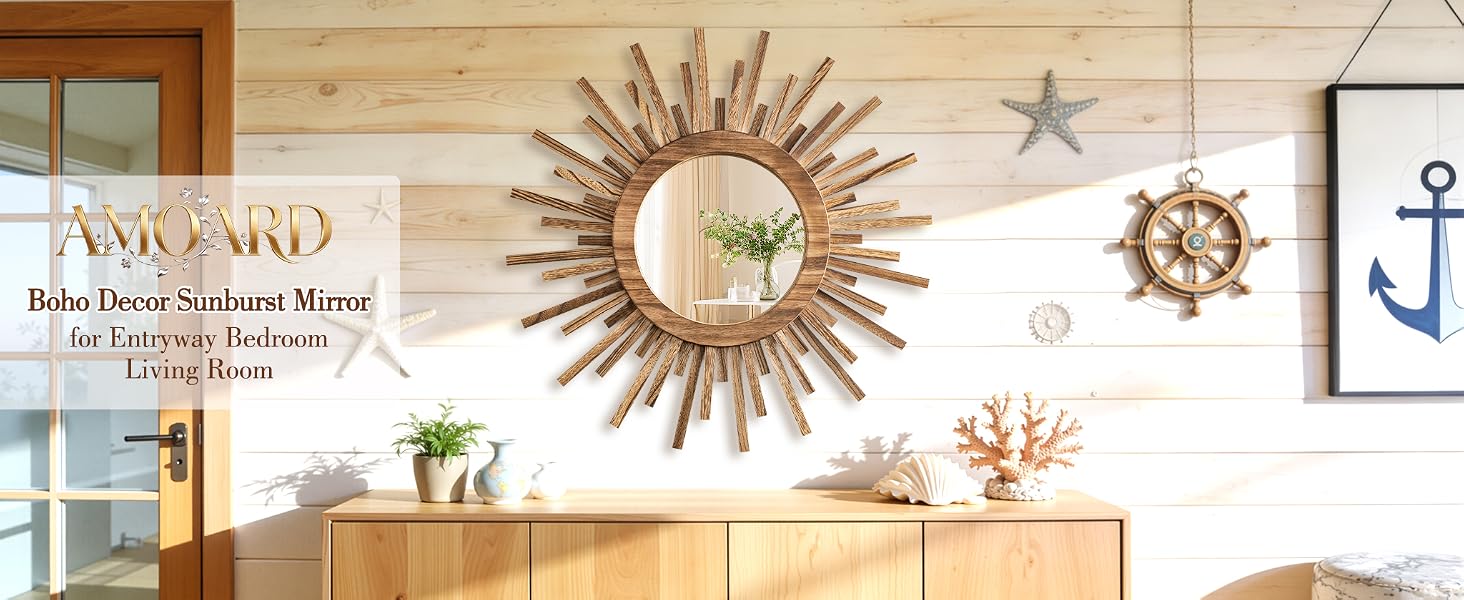 Boho Sunburst Mirror