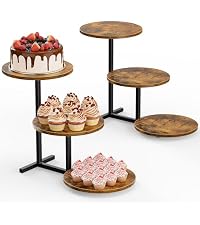 Various cupcake stands