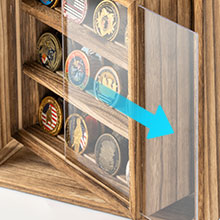 challenge coin display case