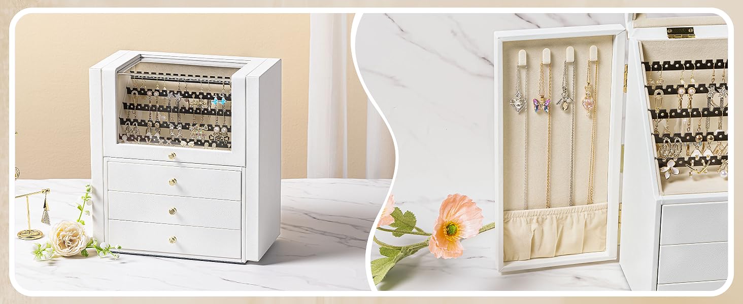 Srillollar Jewelry Organizer Box for Women