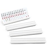 Playing Card Holder for Seniors Adults, Set of 4 Widen Card Slots Card Holders for Playing Cards