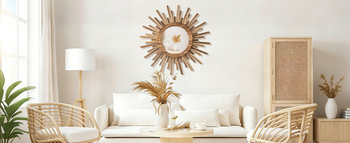 Boho Sunburst Mirror