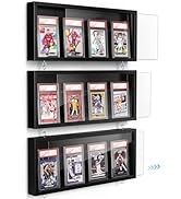 Emfogo Card Display Case, 3 Pack Trading Card Display Frame Wall Mount